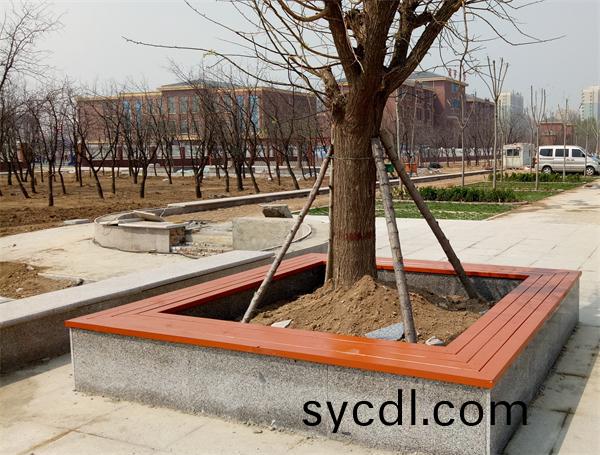 山東園林椅定做，濰坊圍樹椅廠傢直銷