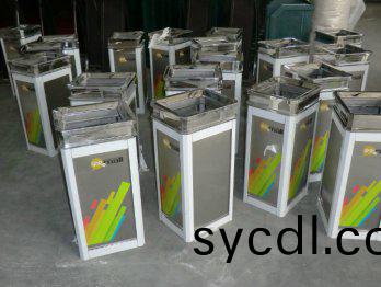 鋼製垃圾桶組裝