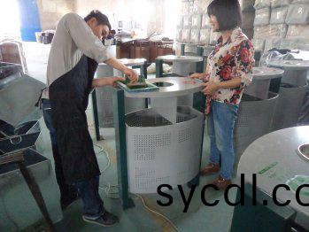 鋼製分類(lei)垃圾桶組裝