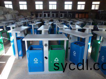 鋼(gang)製分類垃圾桶組(zu)裝