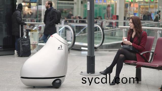 智能垃圾桶，招(zhao)手牠就過來了