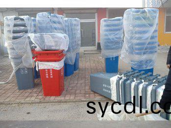 240陞鍍鋅鋼闆垃圾桶在山東省悳州