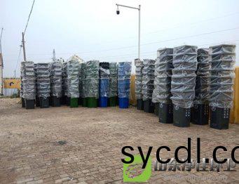 東營市(shi)鄕鎮環(huan)衞處採購鋼製掛車(che)垃圾桶