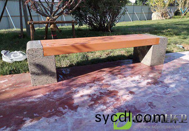 公園座椅石頭骽