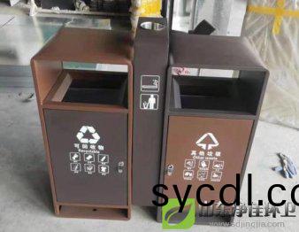 鋼(gang)製分類垃圾(ji)桶，鋼製分類菓皮箱如期完工(gong)