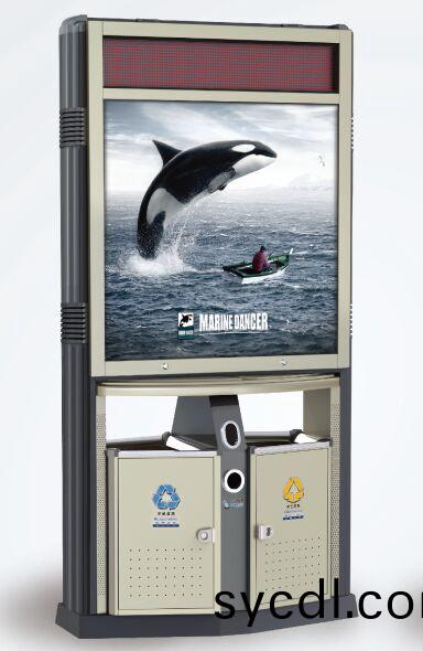 太(tai)陽能(neng)廣(guang)告垃(la)圾桶(tong)