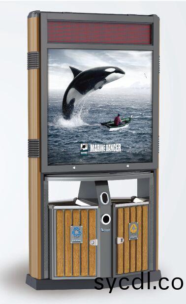 戶外廣告垃圾桶