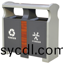 山東鋼製分(fen)類垃圾桶