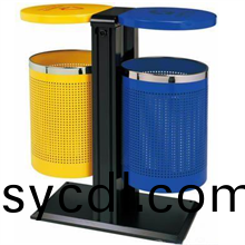 鍍鋅闆(ban)分類垃圾桶