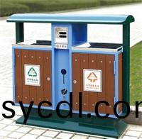 鋼木(mu)垃圾桶