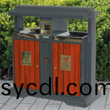 分類鋼木垃(la)圾(ji)桶